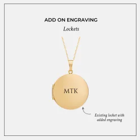 Add on - Locket Engraving