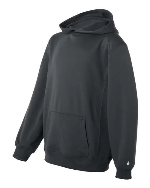 Badger Youth Performance Fleece Hooded Sweatshirt