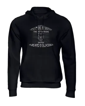 Beard & Glasses Men's Hoodie