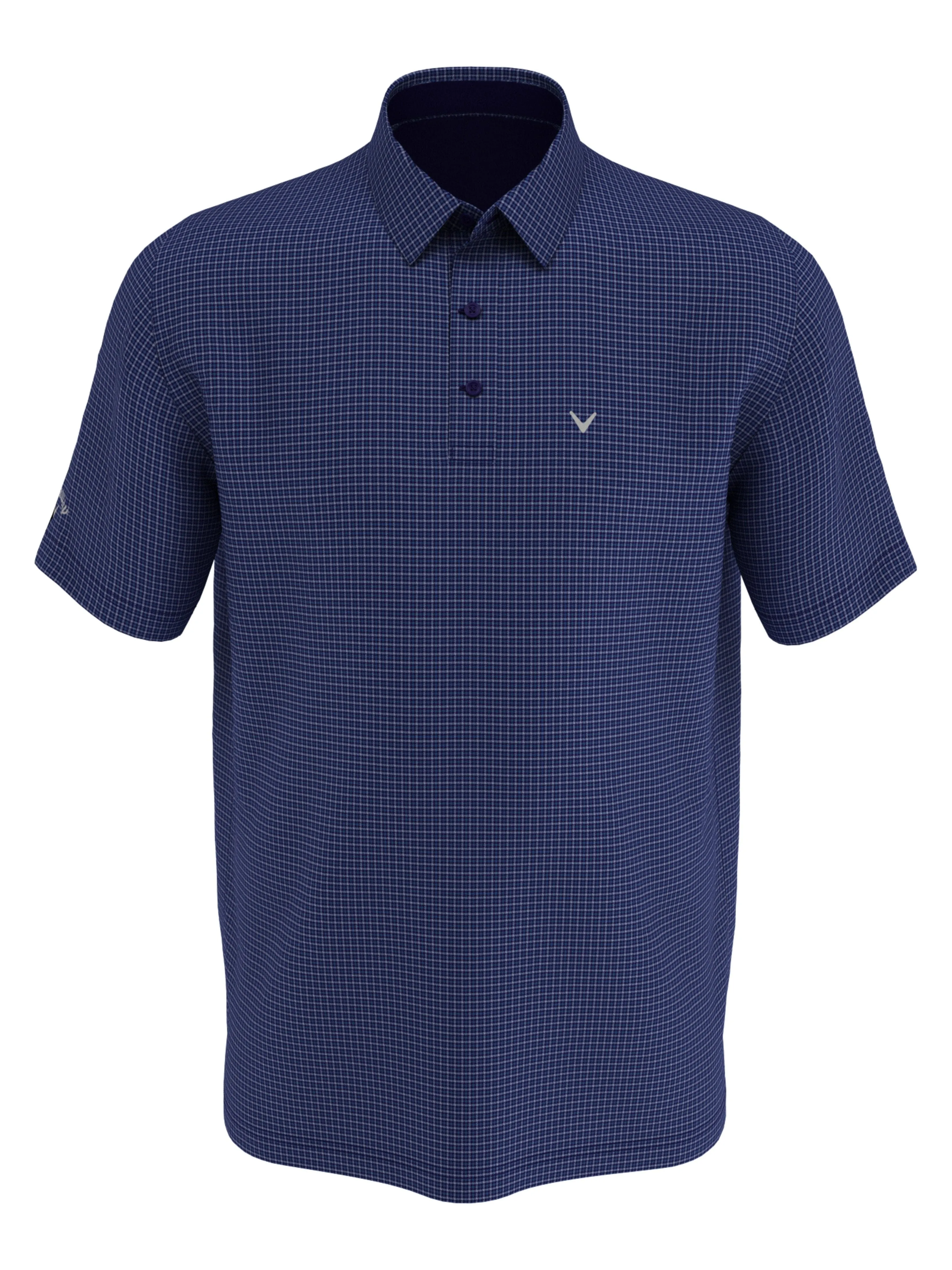 Big & Tall Tattersall Swing Tech™ Polo