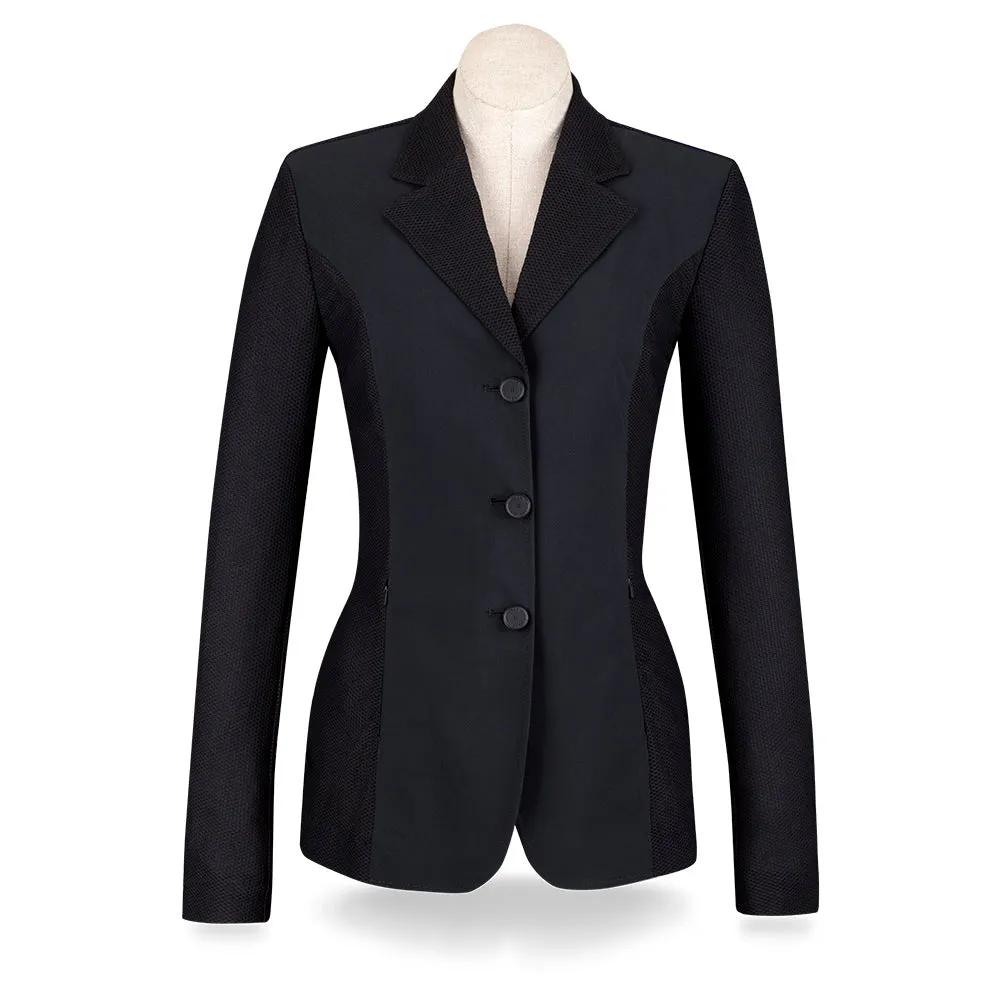 BLACK - Harmony Ladies’ Mesh Show Coat