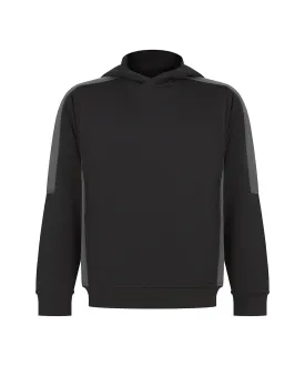 Black/Gunmetal Grey - Kids contrast team hoodie