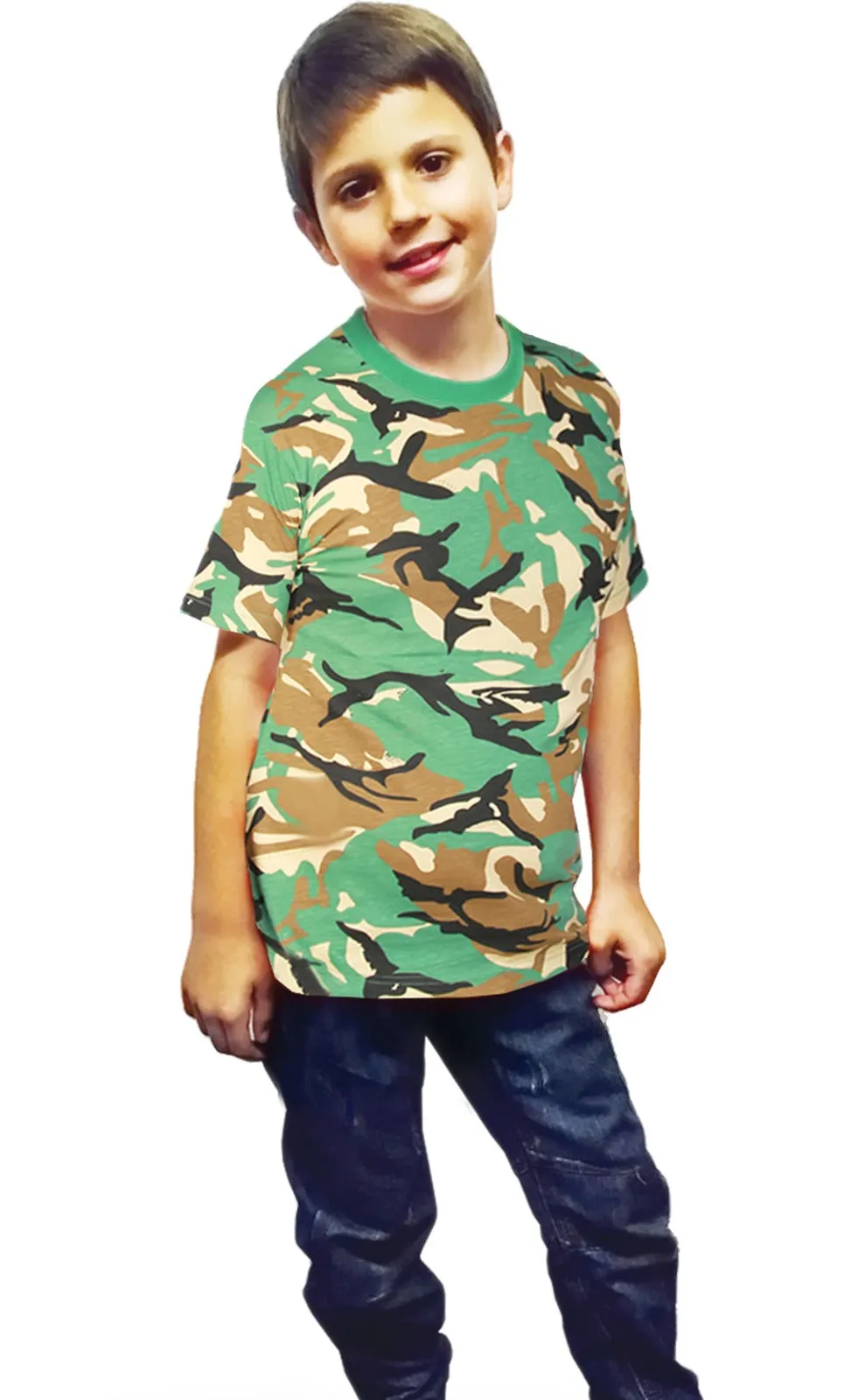 Children's Camouflage T-Shirt - Cool and Trendy Outdoor Style for Little Explorers