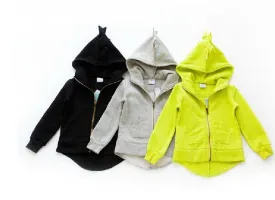 Childrens Lightweight Dinosaur Hooded Jacket Coat