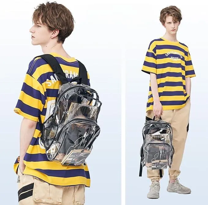 Clear Backpack Heavy Duty