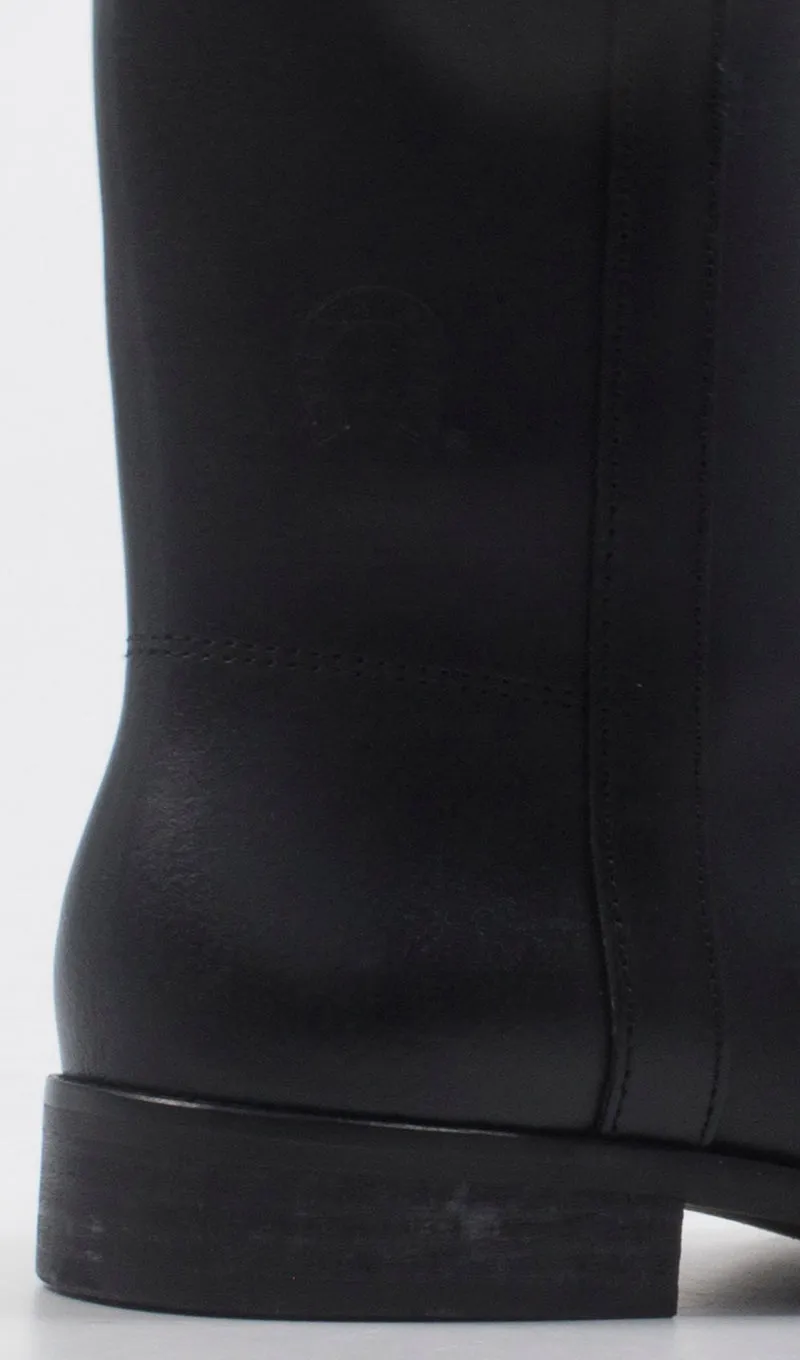 DAKOTA BOOTS Stivale donna nero in pelle