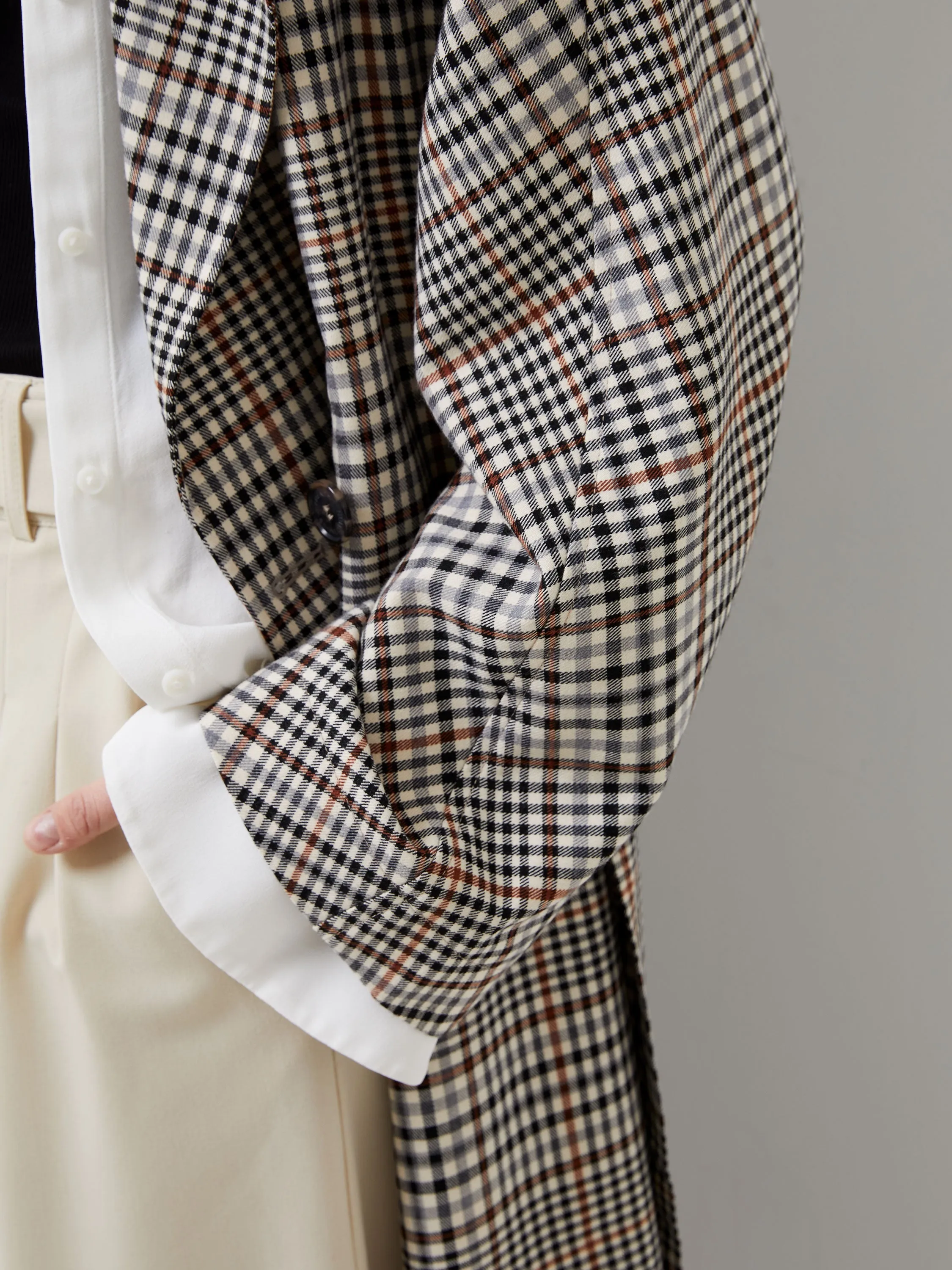 Dandy Check Lightweight Coat