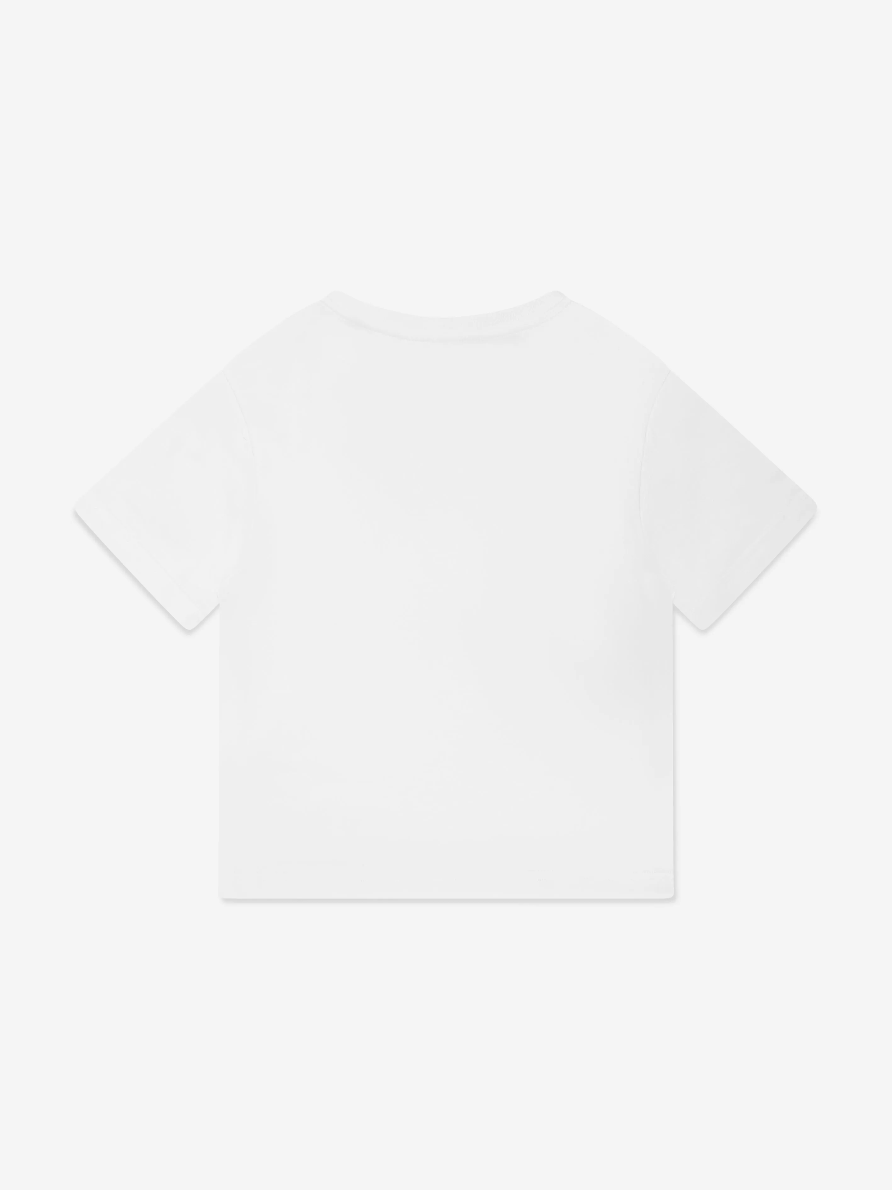 Dolce & Gabbana Boys Logo Tape T-Shirt in White