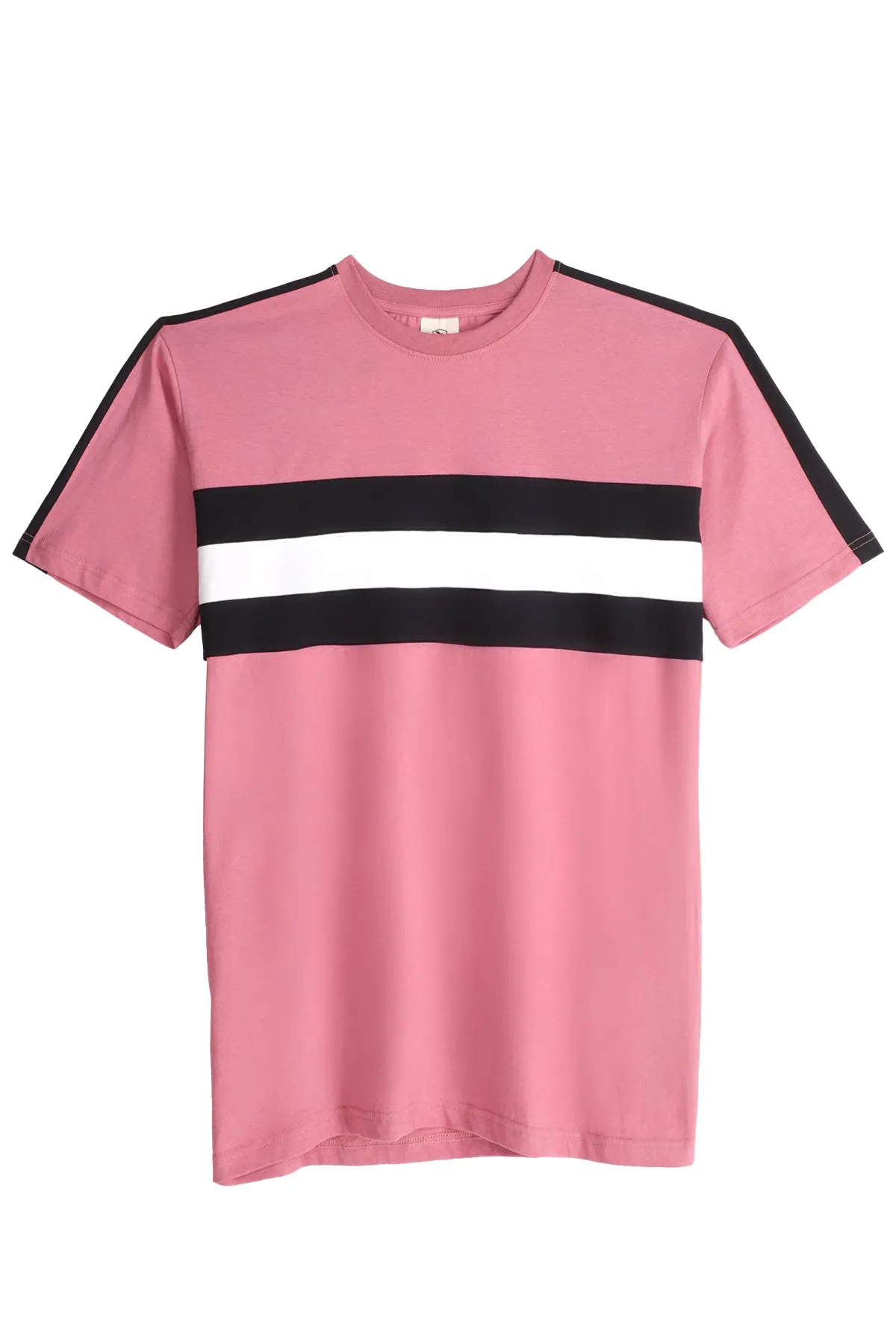 Dusty Rose Color Block T-Shirt - S24 - MT0348R