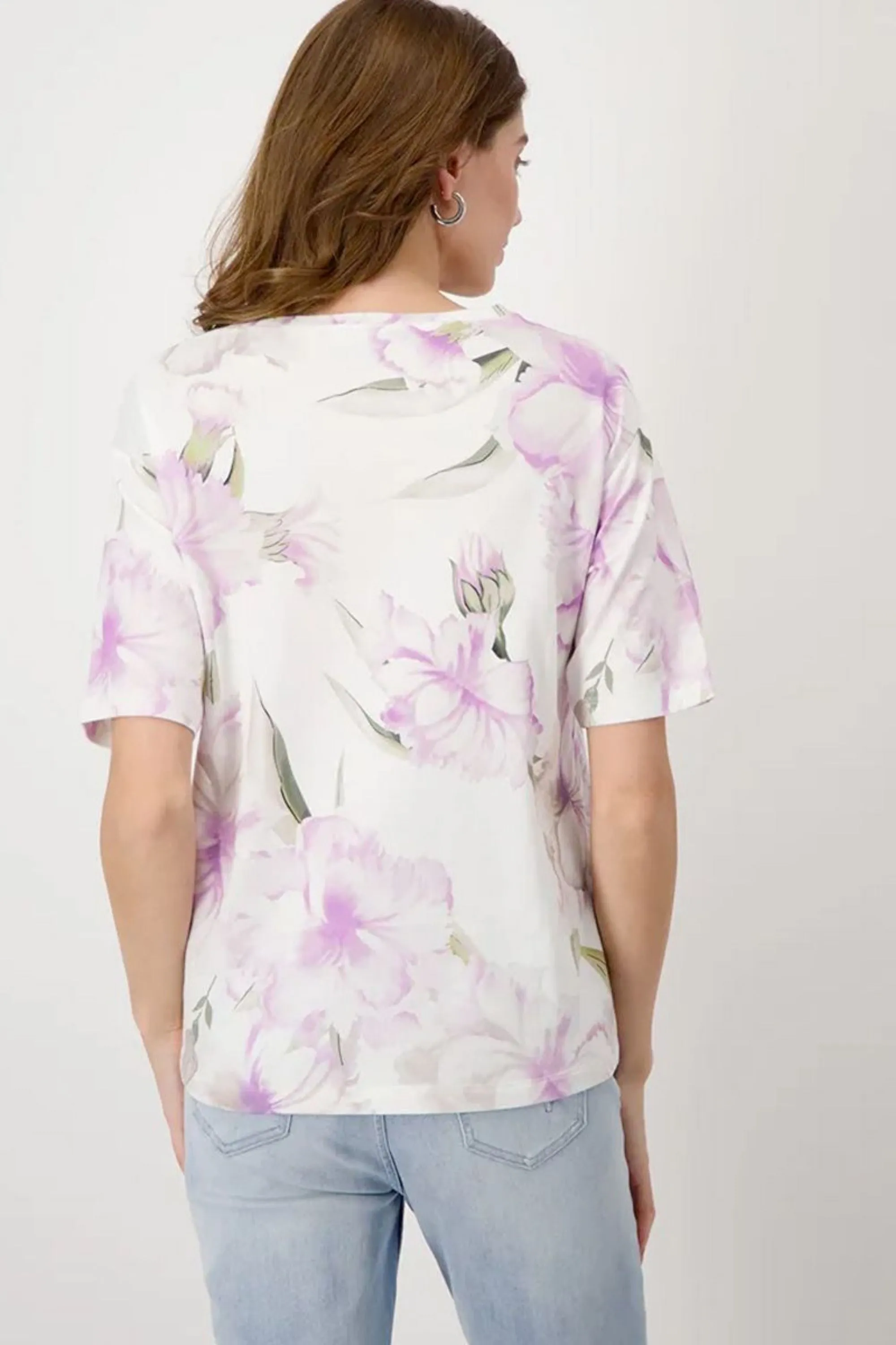 FLORAL TEE - 408225MNR