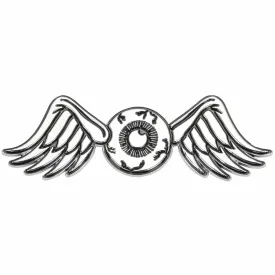 Flying Eyeball Chrome Stick-On 3D Emblem