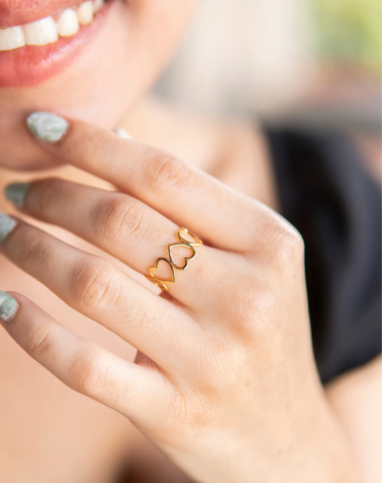 Heart Of Gold Ring- Bold