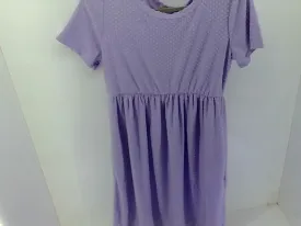 Hello Miz Womens Maternity Empire Waist Casual Dress Color Purple Size Medium