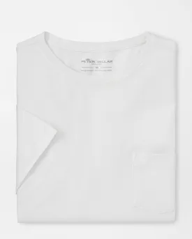 LAVA WASH POCKET TEE - WHITE