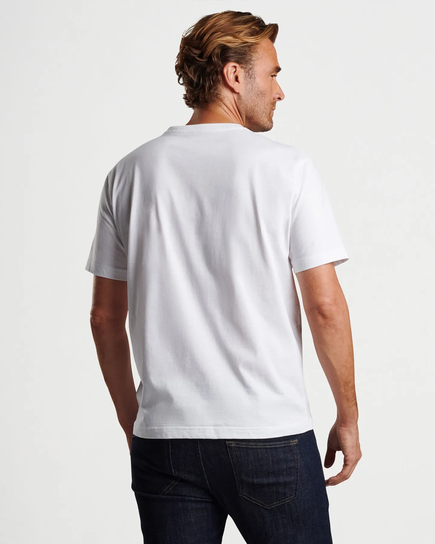 LAVA WASH POCKET TEE - WHITE