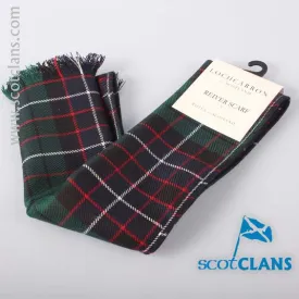 Luxury Lightweight Scarf in Hunter Modern Tartan