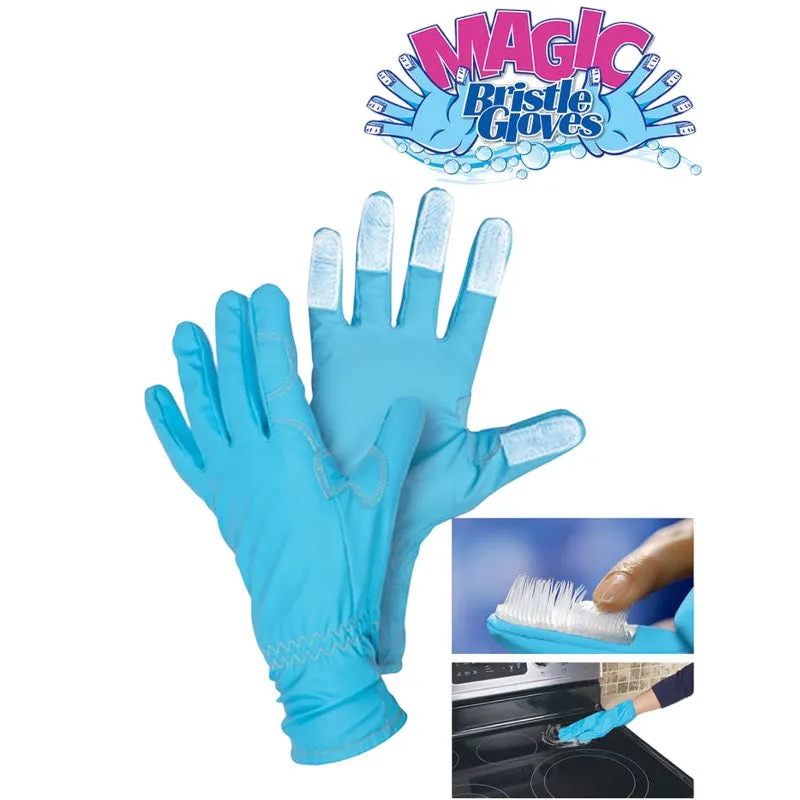 Magic Bristle Gloves - Durable Scrubbing Gloves for All Cleaning Tasks