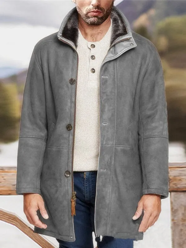 Men's Mid-Length Lightweight Woven Coat