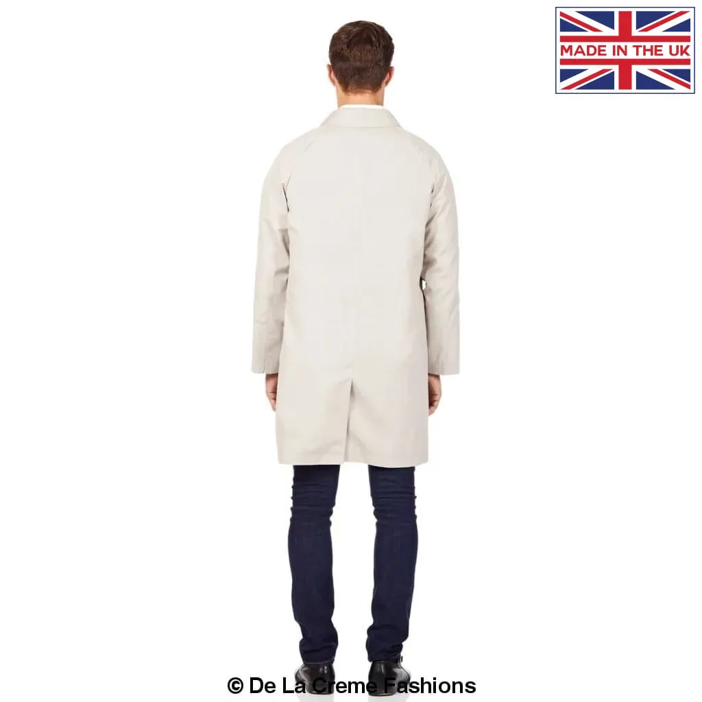 Mens Spring/Summer Lightweight Trench Mac Coat