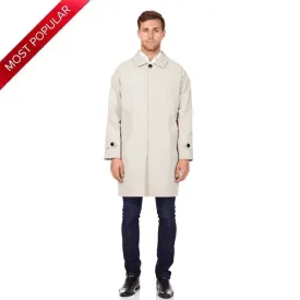 Mens Spring/Summer Lightweight Trench Mac Coat