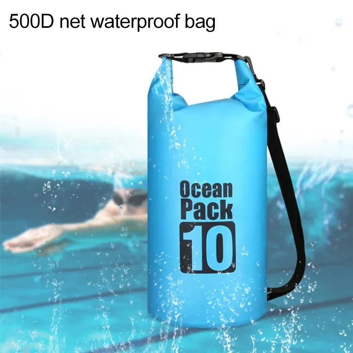 Outdoor Waterproof Single Shoulder Bag Dry Sack PVC Barrel Bag, Capacity: 3L (Yellow)