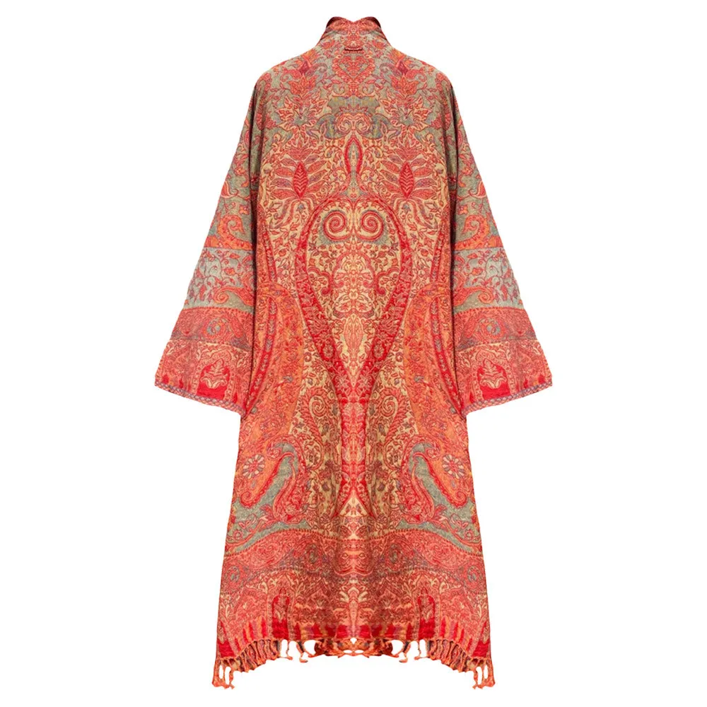 Pilani Orange Kimono Coat ONE OF A KIND