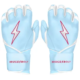 PREMIUM PRO HAPP Series Long Cuff Batting Gloves | BABY BLUE