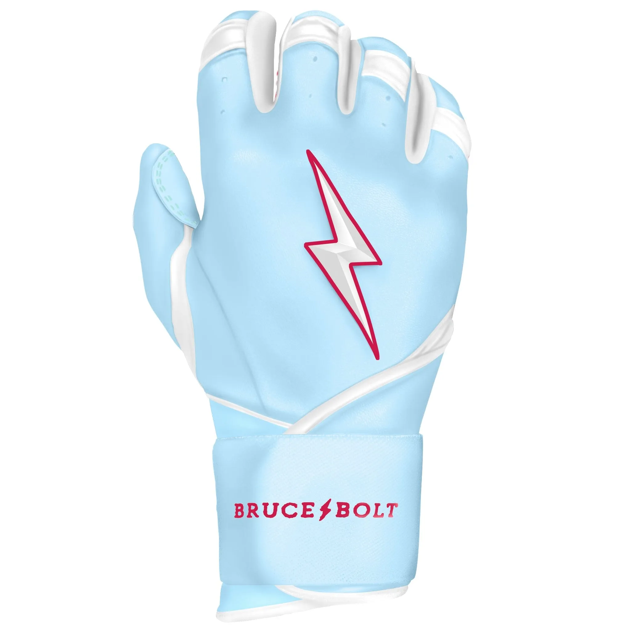 PREMIUM PRO HAPP Series Long Cuff Batting Gloves | BABY BLUE