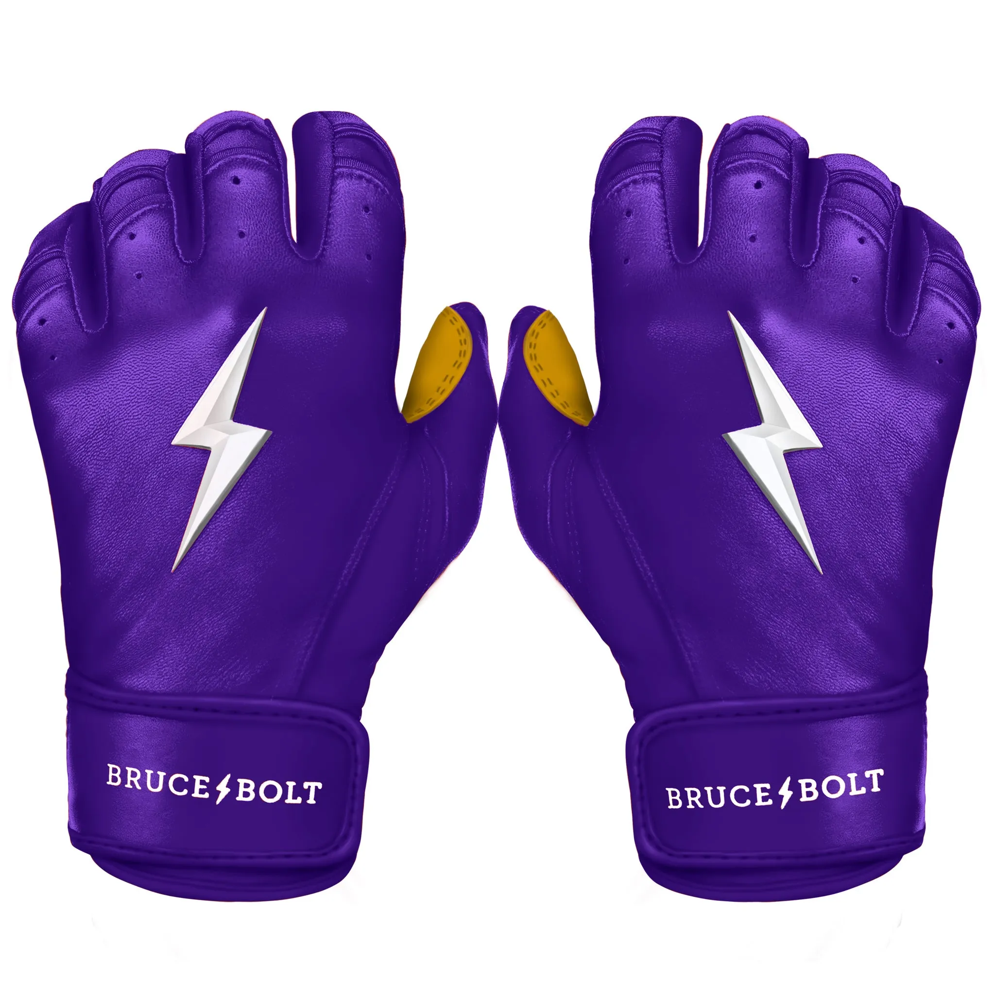 PREMIUM PRO Short Cuff Batting Gloves | PURPLE