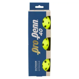 Pro Penn 40 Outdoor Pickleball Balls 3 Pack