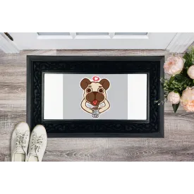 Pug Sublimation Heavy Duty Door Mat