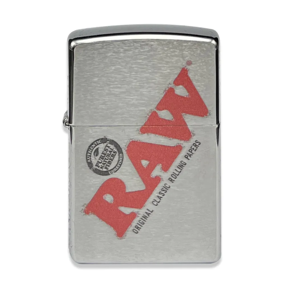 RAW - Zippo Lighter - Silver