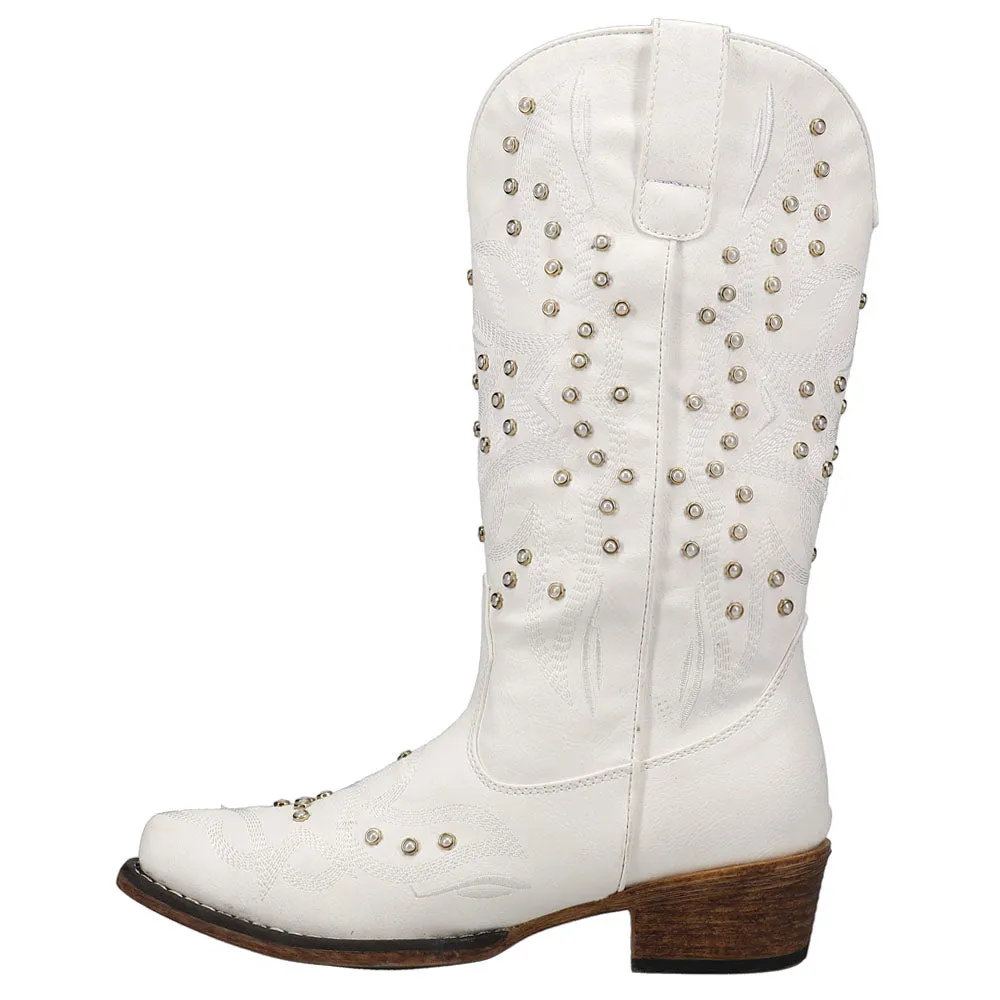 Riley Pearl Snip Toe Cowboy Boots