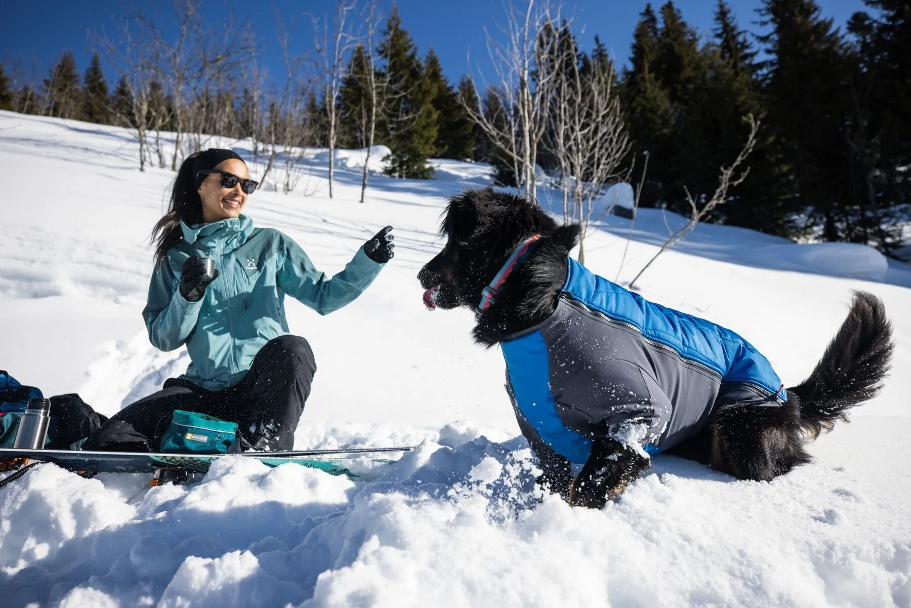 Ruffwear Powder Hound Orange Med (Customer Return)