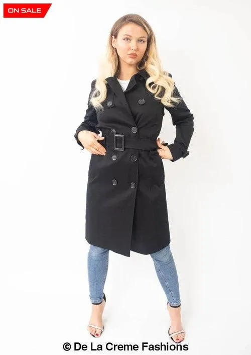 Slim Fit Lightweight Trench Coat