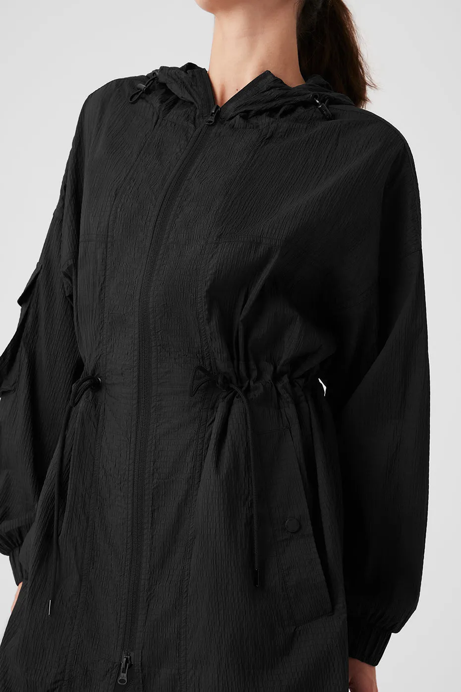 Summer Nights Lightweight Coat - Black