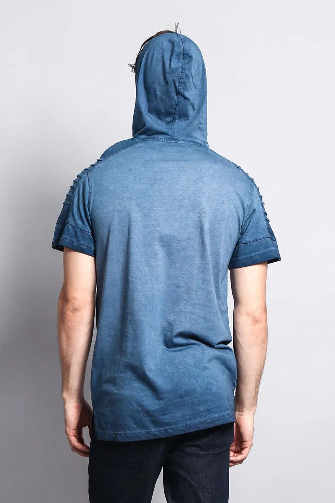 Surface Dyed Hooded T-Shirt