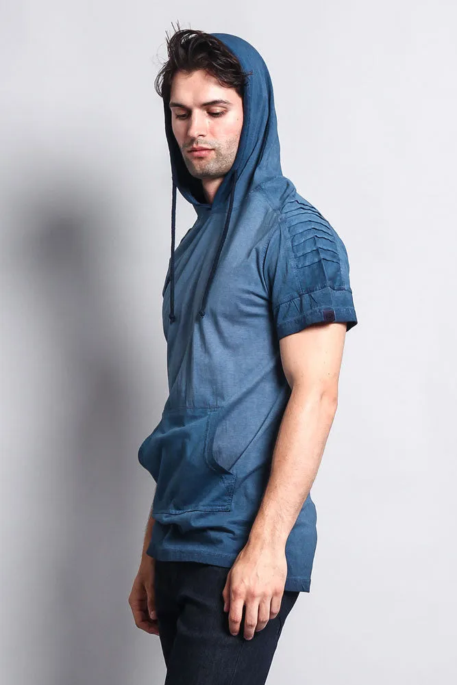 Surface Dyed Hooded T-Shirt