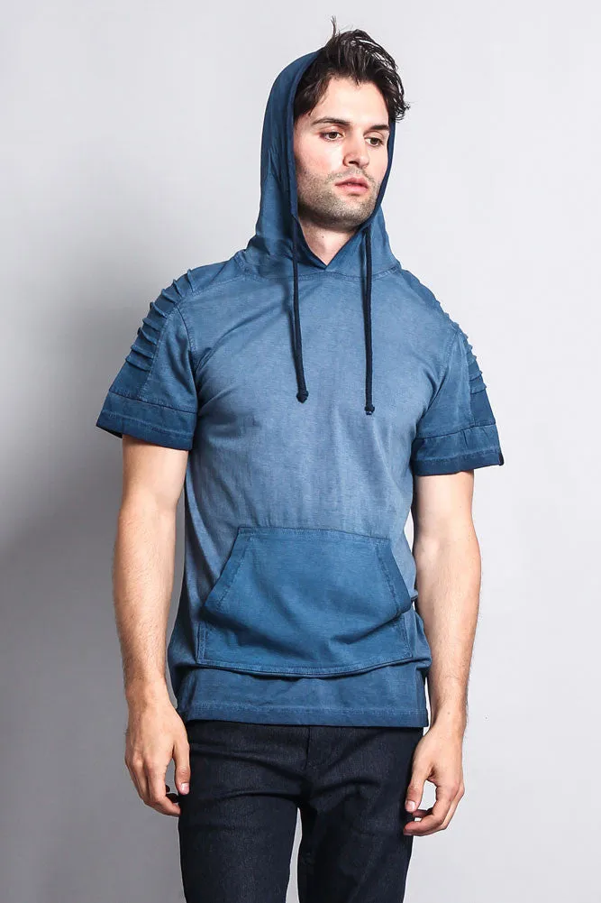 Surface Dyed Hooded T-Shirt