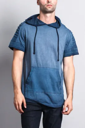 Surface Dyed Hooded T-Shirt