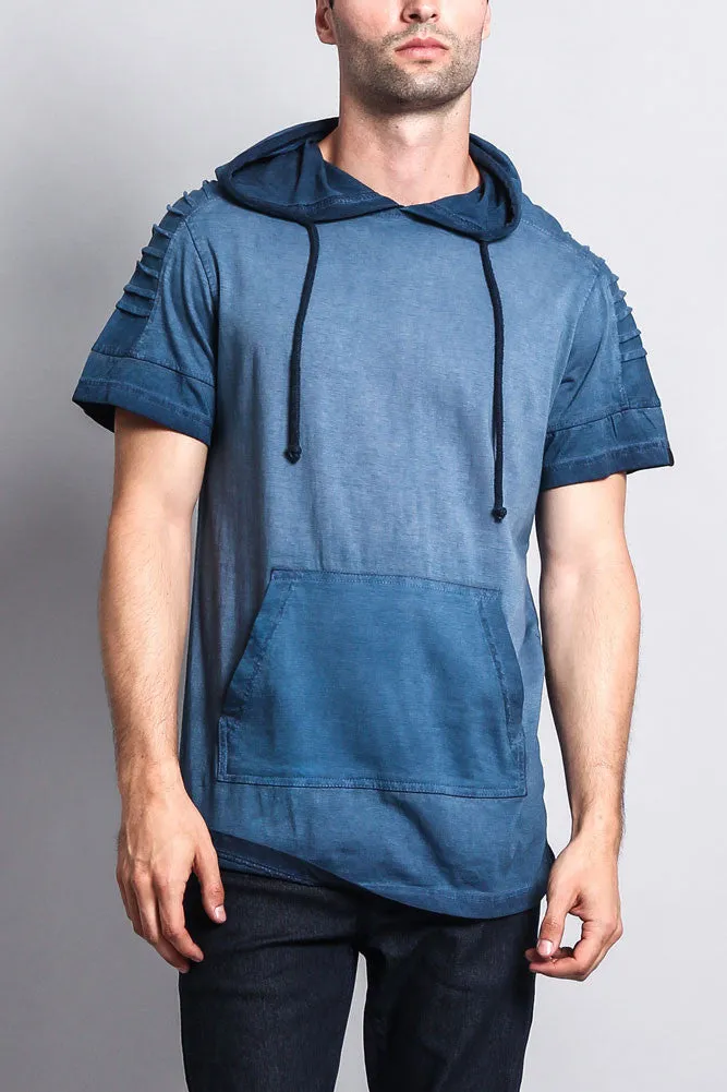 Surface Dyed Hooded T-Shirt