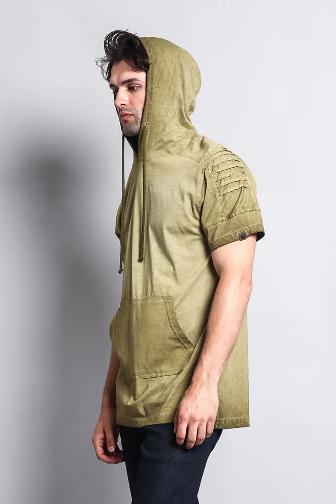 Surface Dyed Hooded T-Shirt