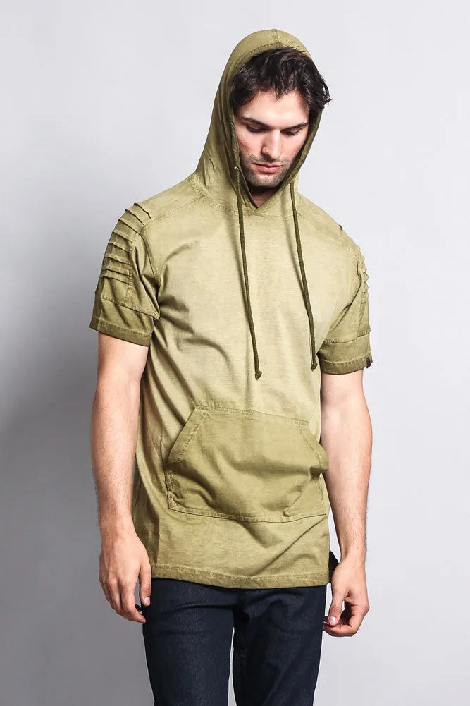 Surface Dyed Hooded T-Shirt