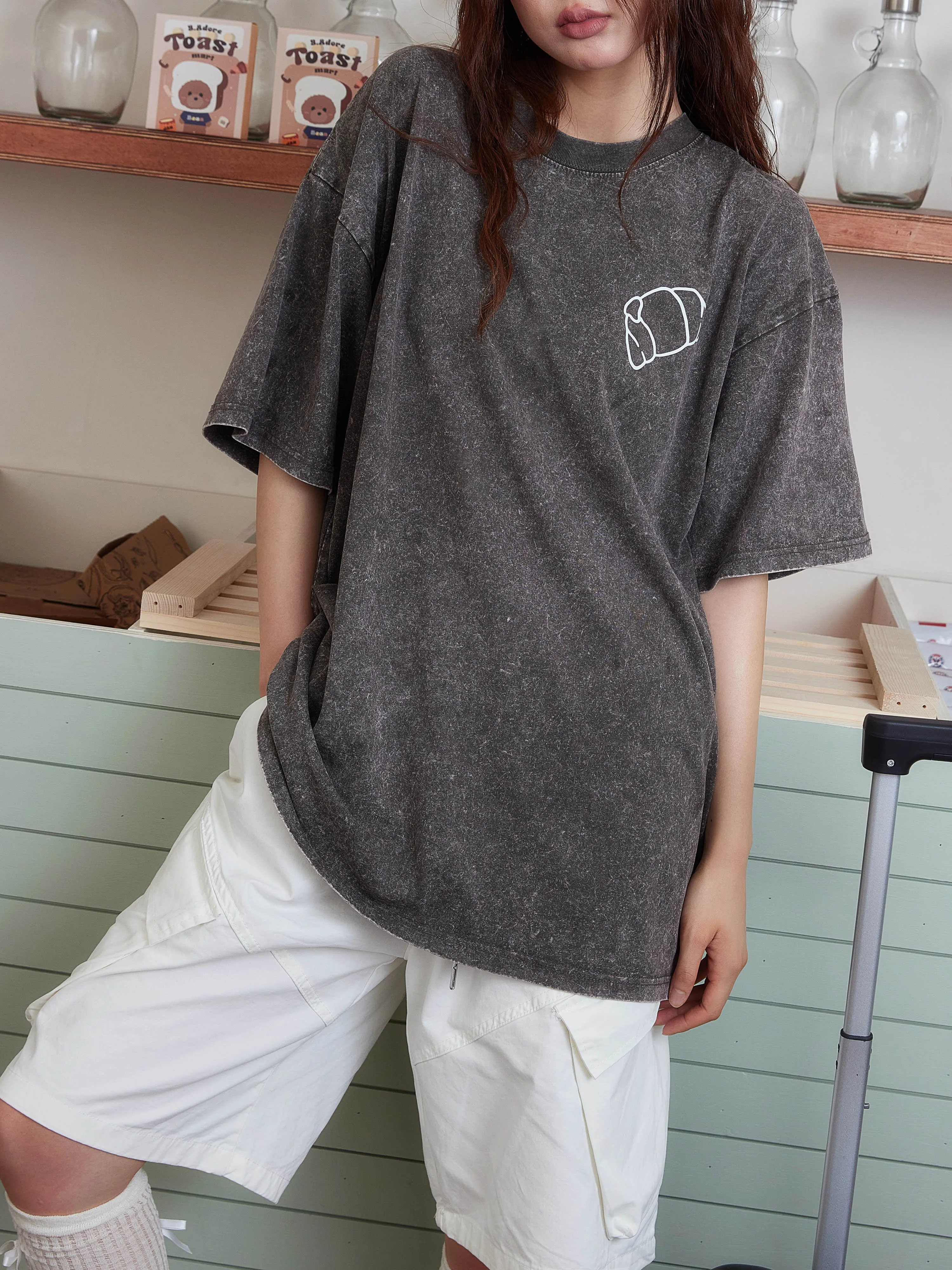 Toast Slogan Adult T-Shirt Collection GREY