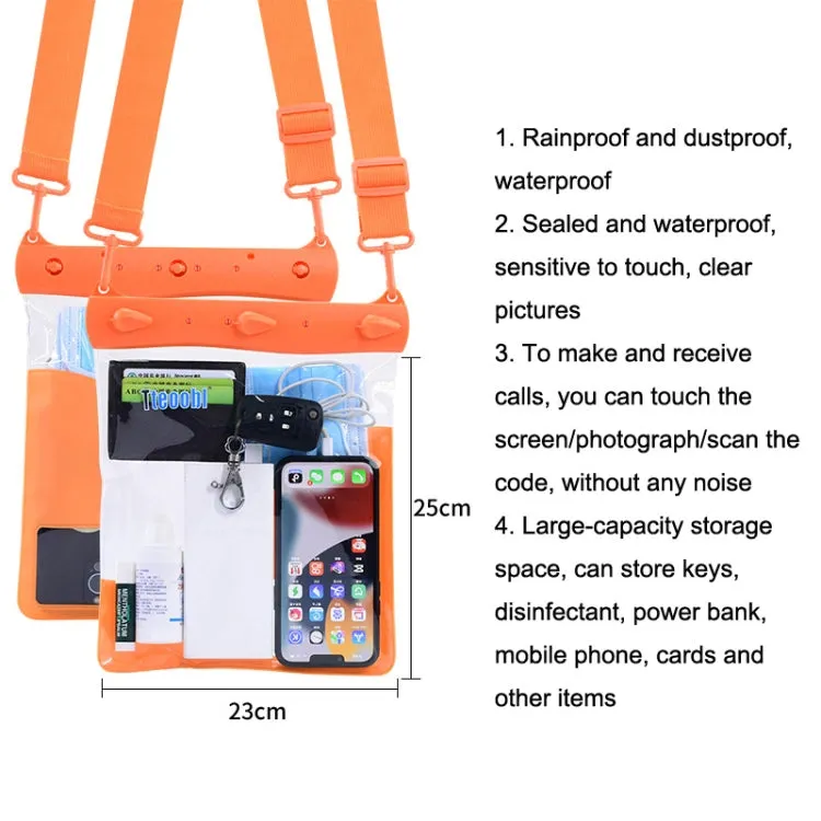 Tteoobl T-019A Sundries Storage Bag Phone Waterproof Shoulder Messenger Bag, Size: One Code(Orange)