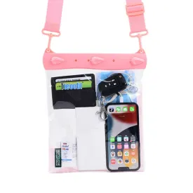 Tteoobl T-019A Sundries Storage Bag Phone Waterproof Shoulder Messenger Bag, Size: One Code(Pink)