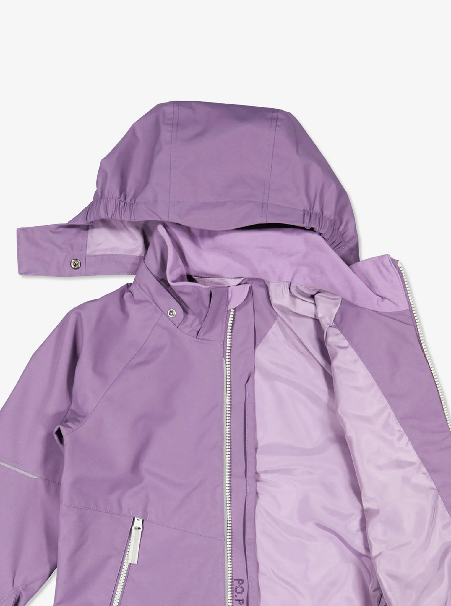 Waterproof Kids Shell Jacket with Magnetic Zip