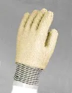 Wells Lamont Large White Standard Weight Seamless 100% Cotton Terry Cloth Unlined Ambidextrous Heat Resistant Gloves With Knitwrist