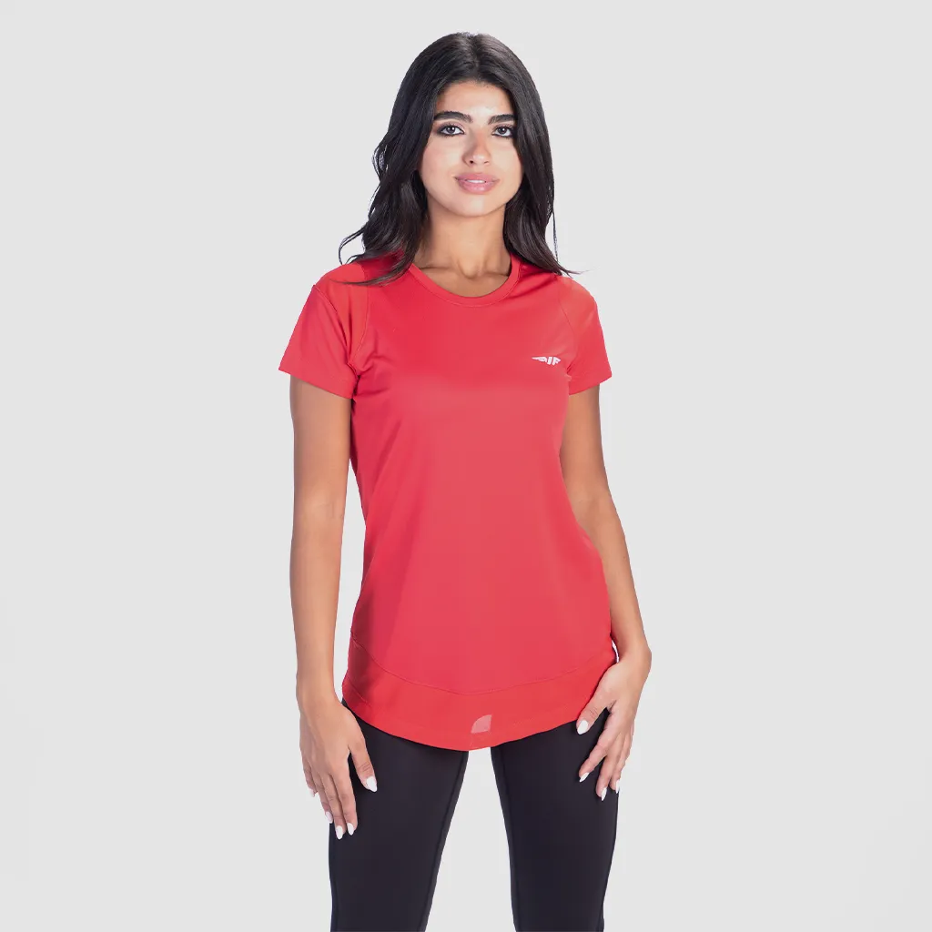 WOMEN MOVE T-SHIRT (RED)