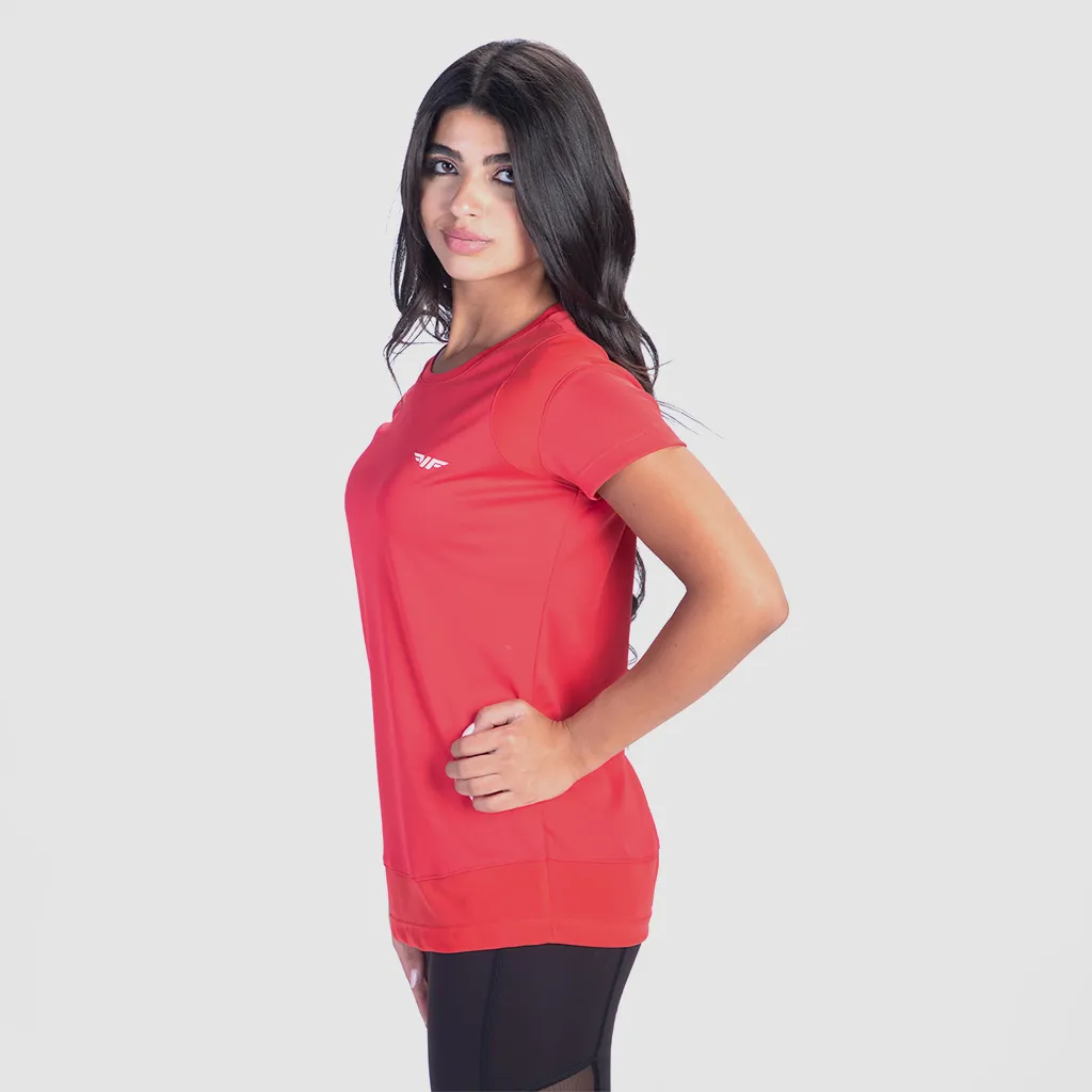 WOMEN MOVE T-SHIRT (RED)